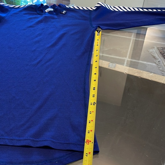 Helly Hansen Lifa Active striped crew base layer, in blue, lightweight,quick dry - Picture 4 of 10